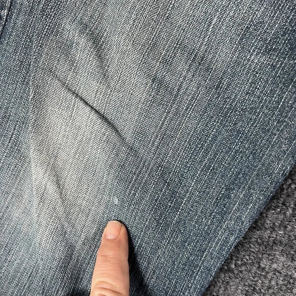 Levi's Denizen 236 Relaxed‎ Straight Jeans Blue Faded Distressed 38x29 READ